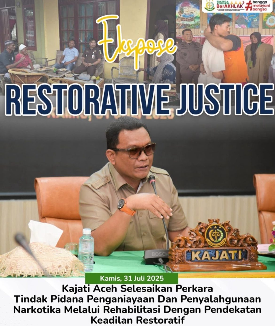 Mekanisme Restorative Justice, Kejaksaan, Berkeadilan dan Tetap Mengedepankan Kepentingan Korban   