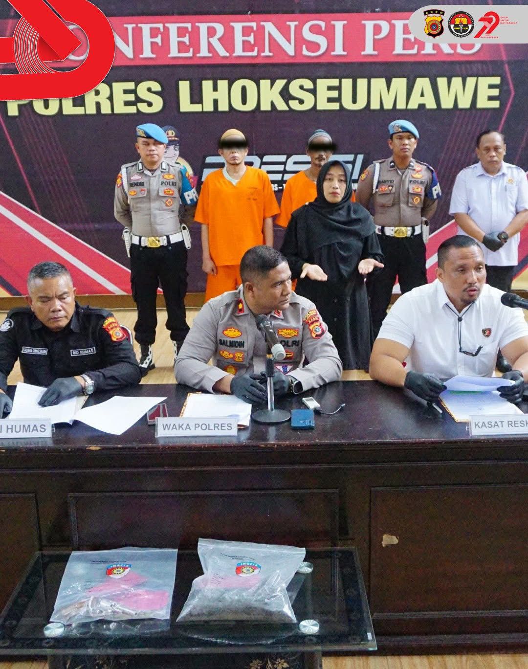 Polres Lhokseumawe Tangkap Terduga Pelaku Pembakaran Rumah, Sita Senpi Rakitan         