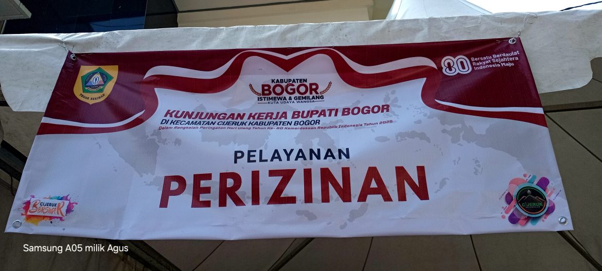 Kecamatan Cijeruk Kabupaten Bogor Menghadirkan Dinas Penanaman Modal dan Pelayanan Terpadu Satu Pintu (DPMPTSP)   