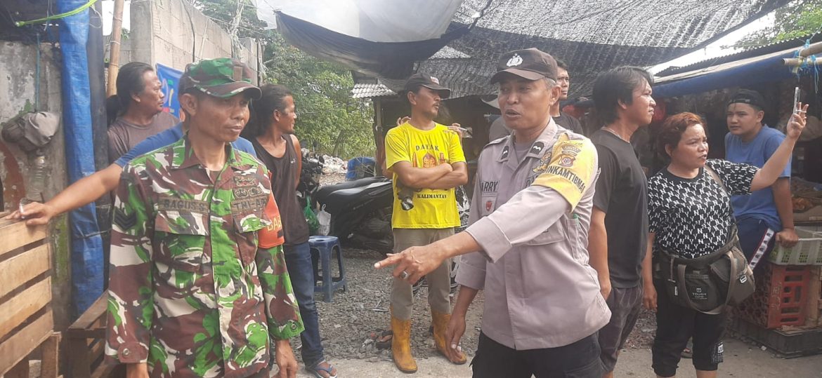 Sinergitas TNI-Polri, Bhabinkamtibmas Polsek Parung dan Babinsa Sosialisasikan Jam Malam Anak Sekolah   