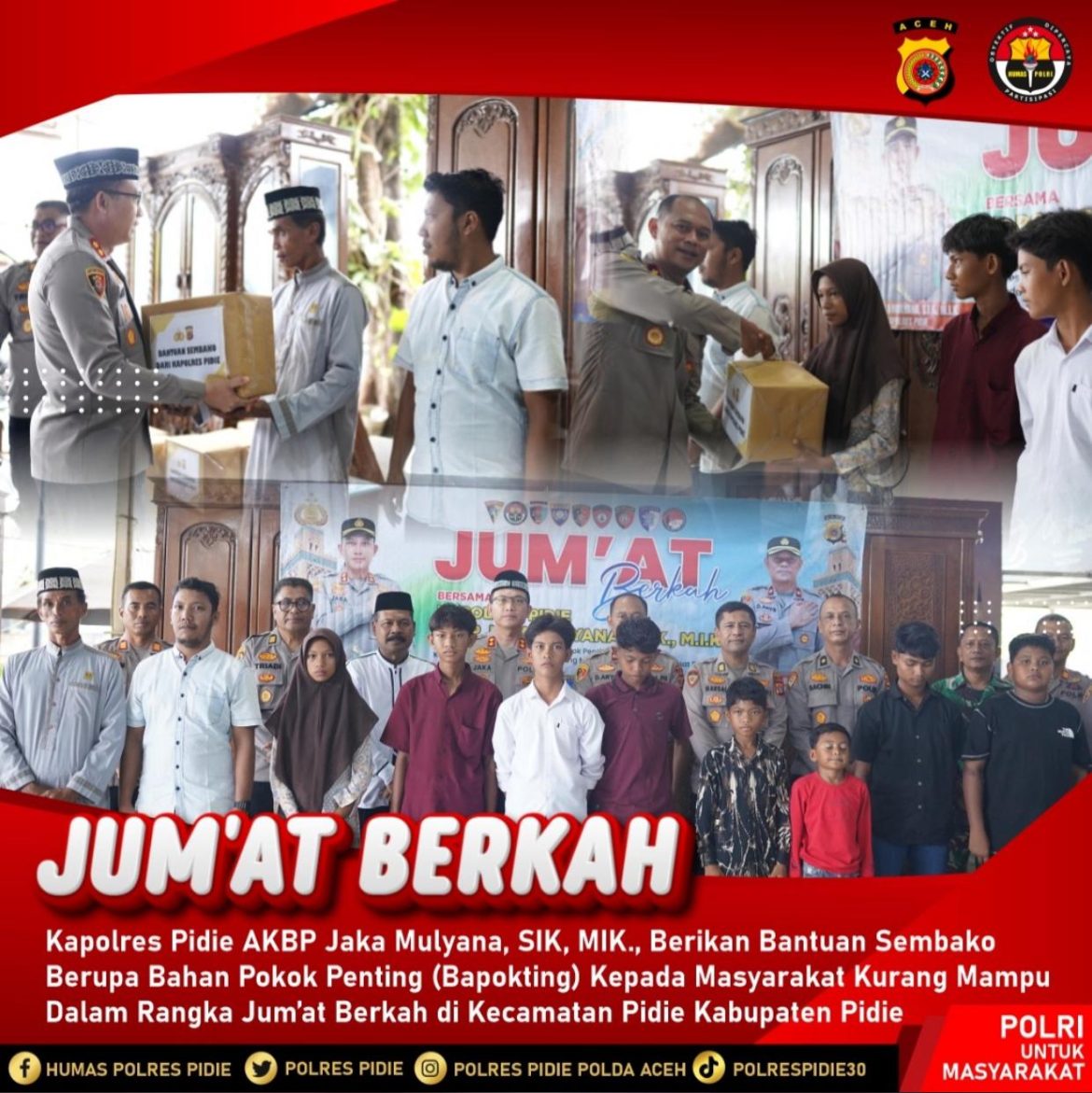 Kapolres Pidie Gelar Jumat Curhat: Bahas Masalah Air Pertanian, Narkoba, dan Keamanan Warga   