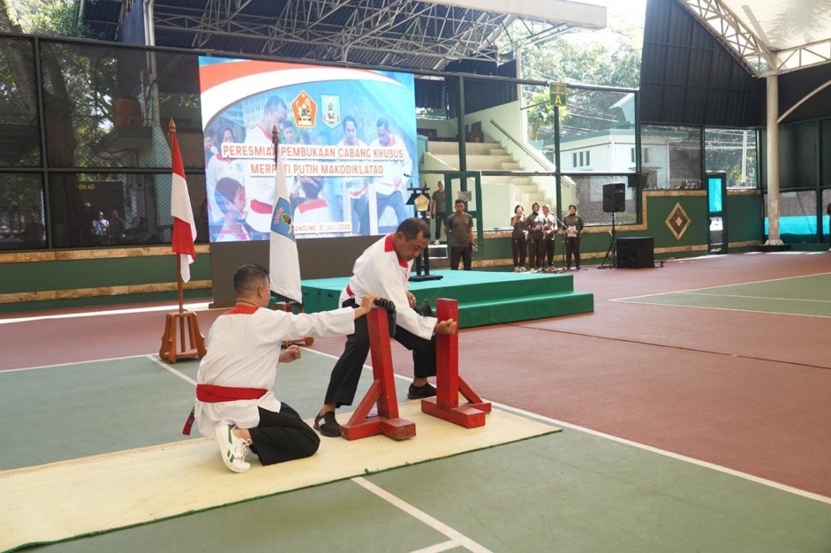 Tenaga Dalam Prajurit, Jiwa Tangguh Pasukan: Kodiklatad Resmikan Cabang Khusus Merpati Putih   
