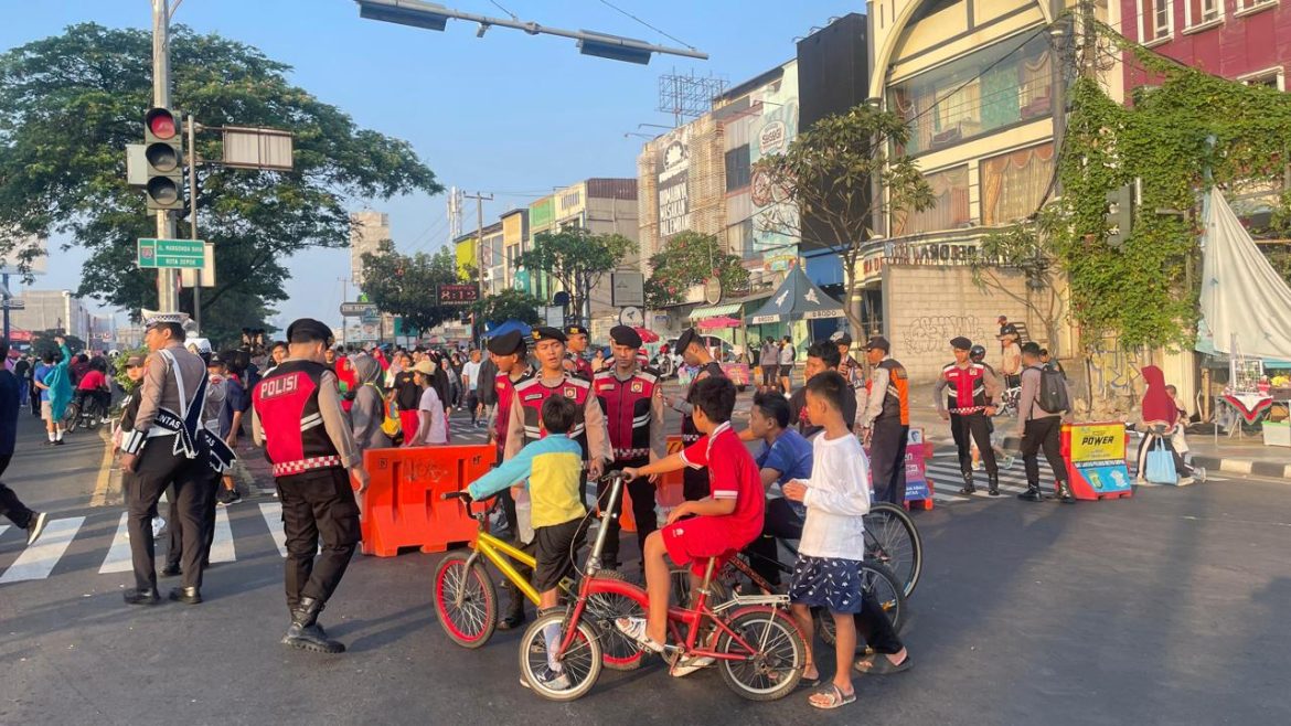Amankan Aktivitas Masyarakat di CFD, Korsabhara Baharkam Polri Siap, Hadir dan Bermanfaat   