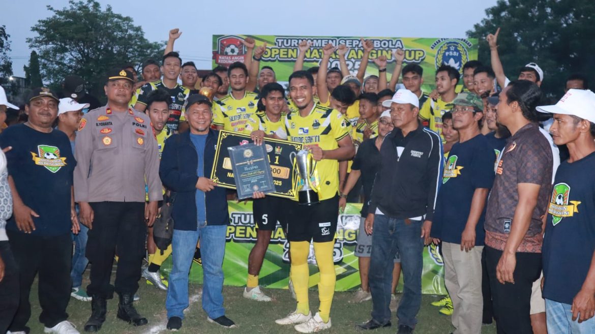 Ratusan Petugas Gabungan Amankan Laga Final Turnamen Sepakbola Natas Angin Cup 2025