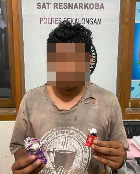 Polres Pekalongan Tangkap Pria Pembawa Sabu di Karangdadap