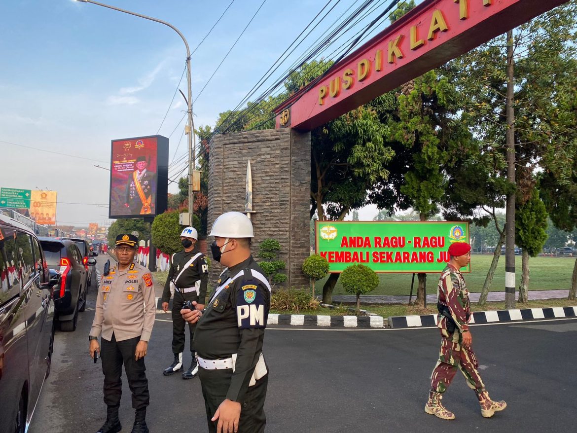 Pengamanan Kunjungan Presiden RI di Bandung Barat Berlangsung Aman dan Kondusif   