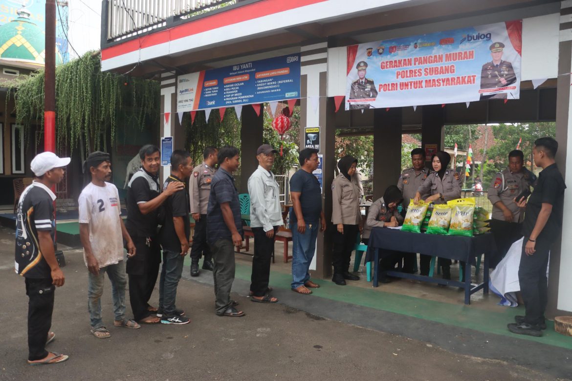 Gerakan Pangan Murah Polisi, Wujud Kepedulian Terhadap Ekonomi Masyarakat   