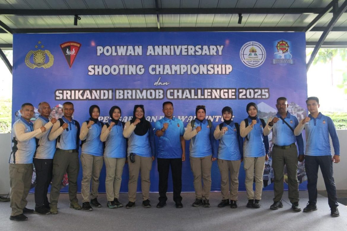 Wadansat Brimob Polda Jabar Dampingi Tim Polwan Dalam Pembukaan Polwan Anniversary Shooting Championship & Srikandi Brimob Challenge   