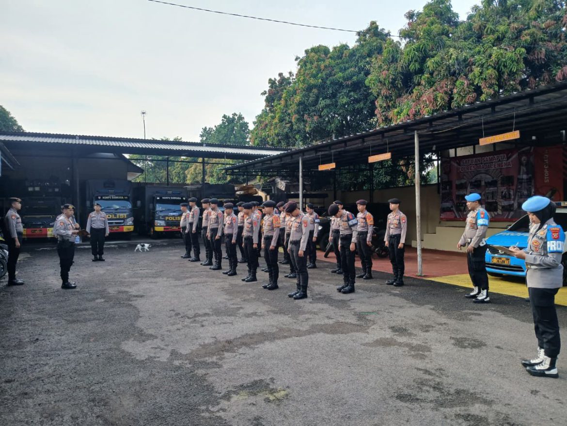 Apel Fungsi Polres Majalengka, Tingkatkan Kedisiplinan Person   