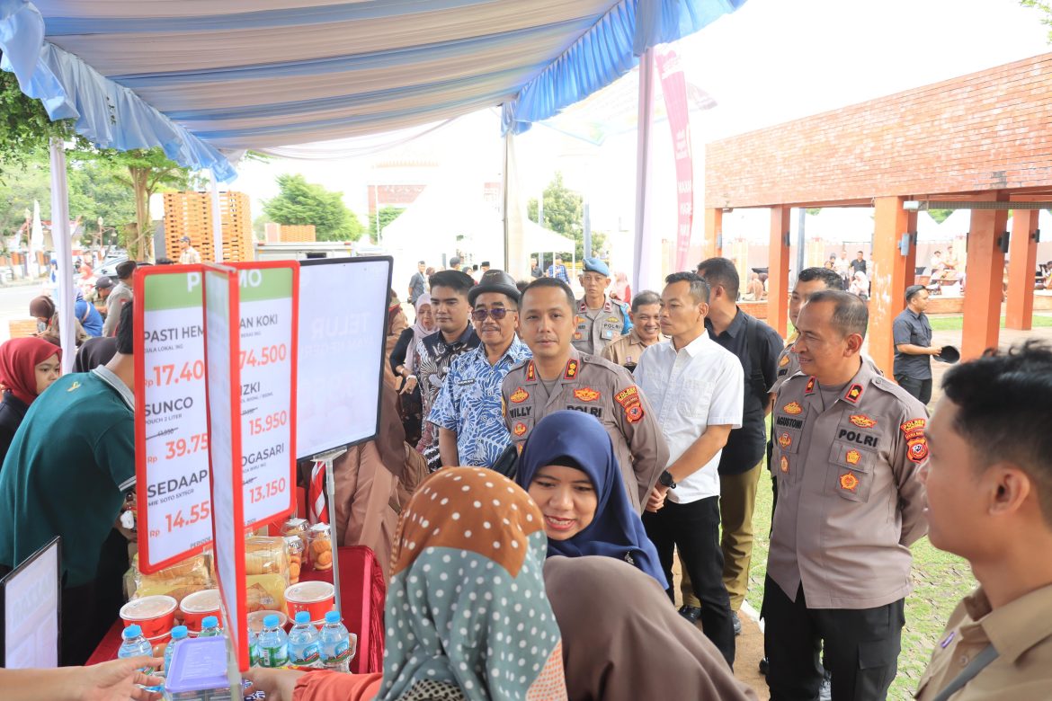 Polres Majalengka Bersama Pemkab Kembali Adakan Program Gerakan Pasar Murah, Harga Bahan Pokok Lebih Terjangkau   