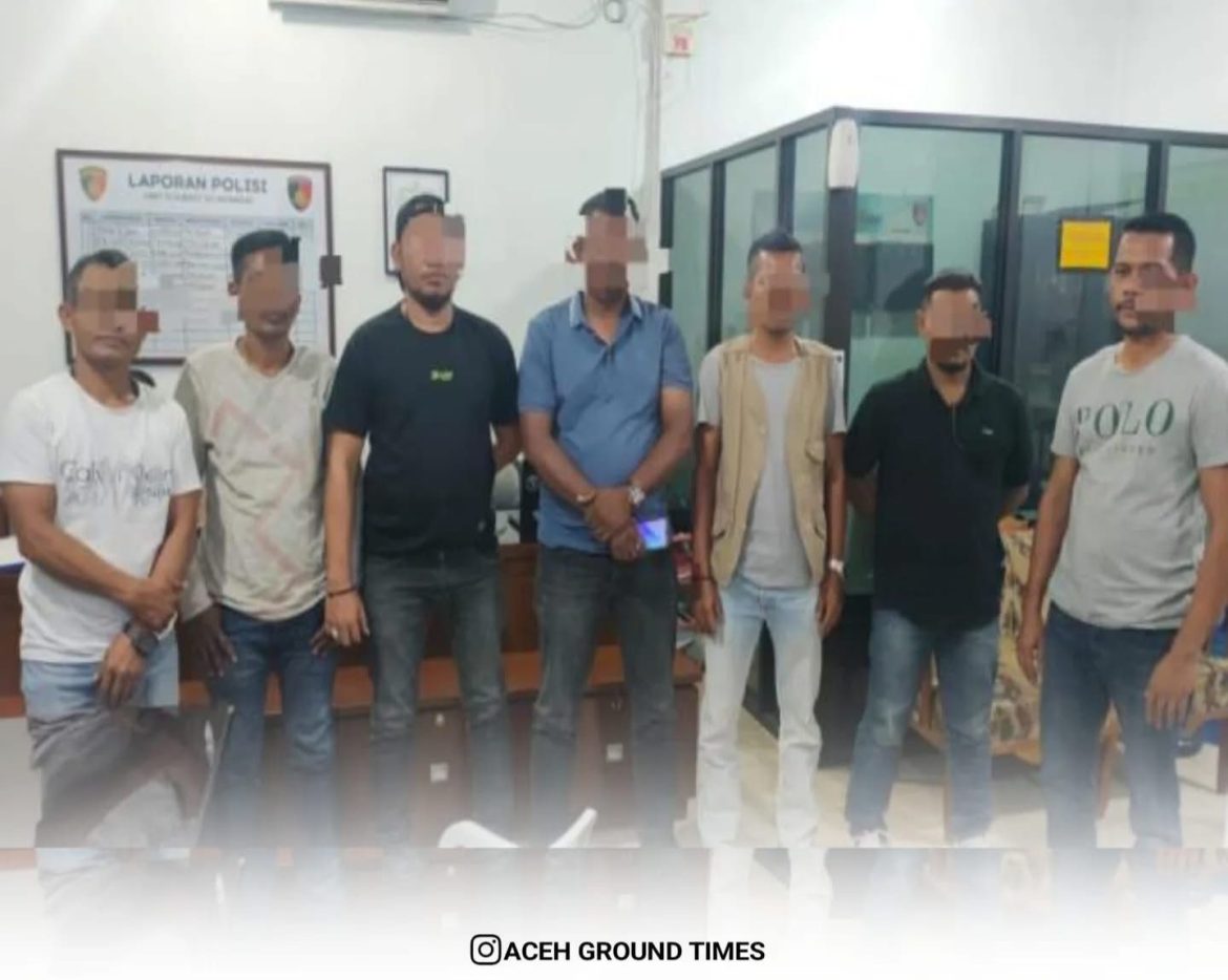 Polda Aceh Amankan 7 Terduga Pelaku Keributan di Kantor Perkim Aceh      