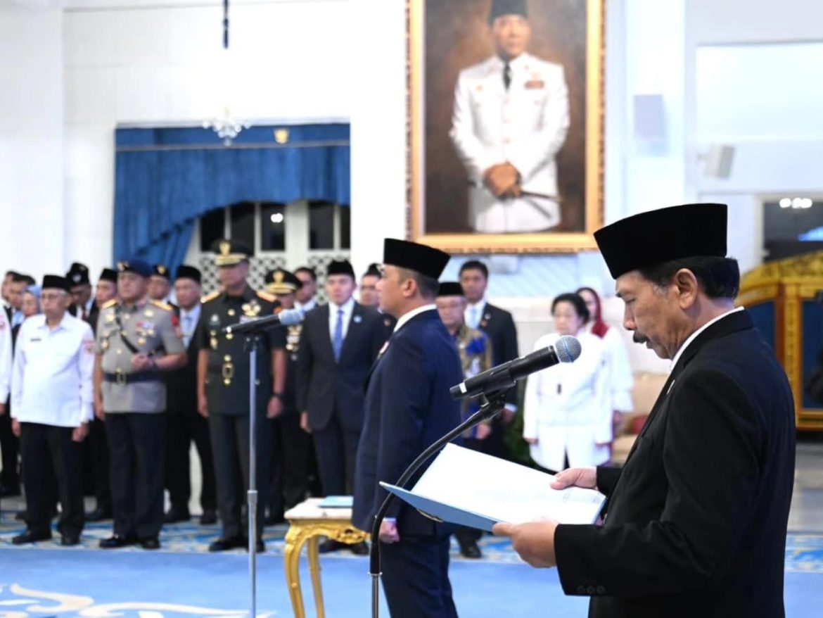 Mensekneg Mengukuhkan 76 Putra Putri Indonesia dari 34 Provinsi Menjadi Paskibraka di Istana Negara   