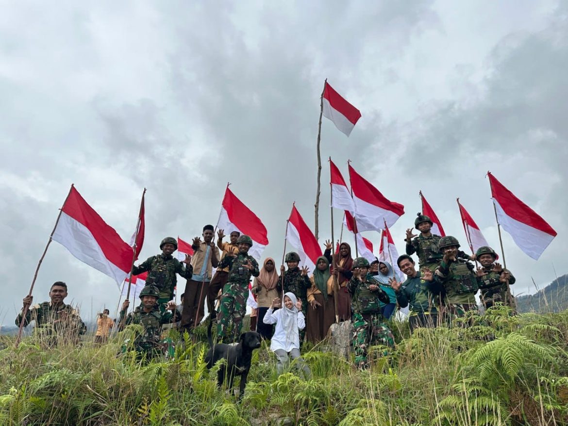 Sang Merah Putih Berkibar dari Ufuk Timur Indonesiaku   