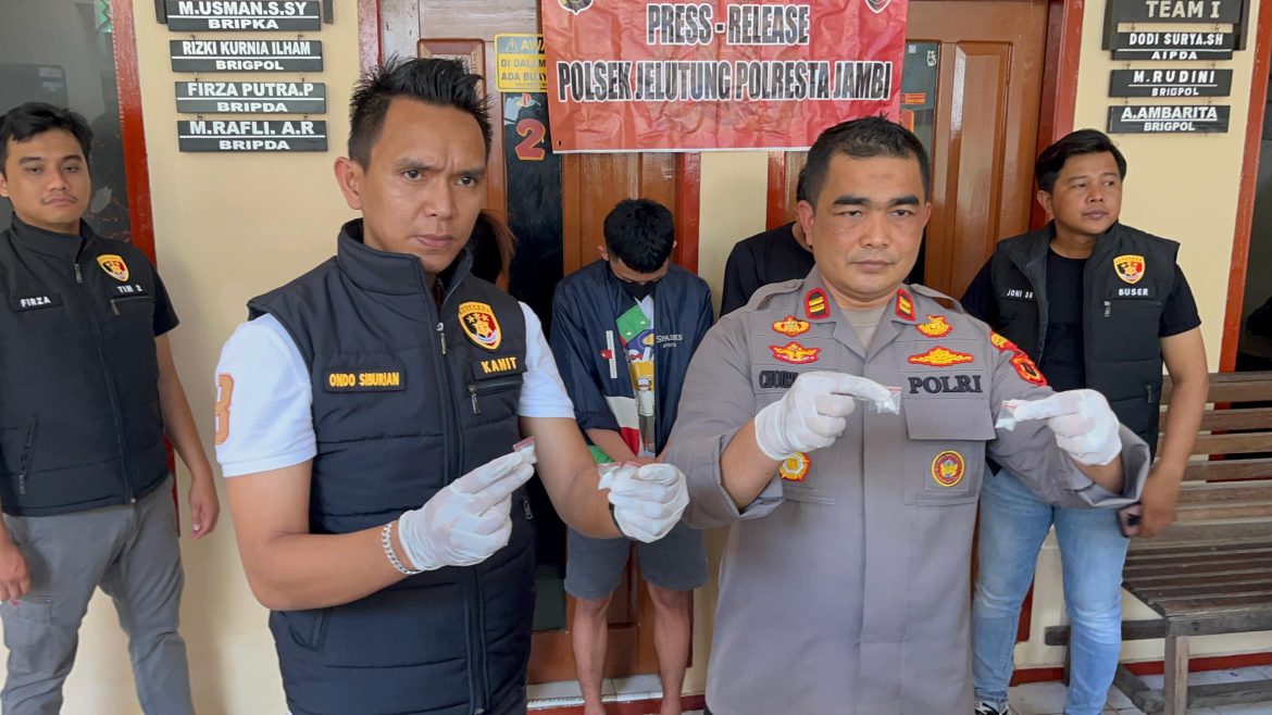 Polsek Jelutung Ungkap Peredaran Narkoba Sistem Tempel, Tiga Orang Diamankan    