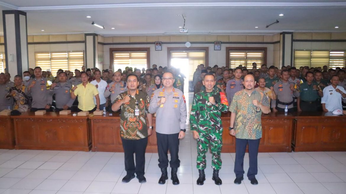 Apel Tiga Pilar di Pekalongan, Perkuat Sinergi Demi Kamtibmas yang Kondusif