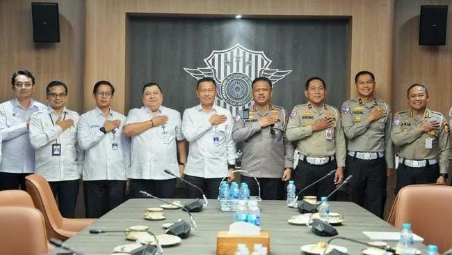 Kolaborasi dan Koordinasi Wujudkan Keselamatan Lalu Lintas, Korlantas Polri Rapat Kerja Bersama Dirjen Hubdat   