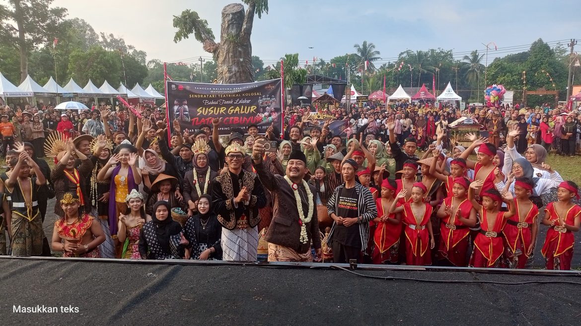 Kirab Budaya Slumpring Di Desa Cibuyur Kecamatan Warungpring Berjalan Dengan Khidmat