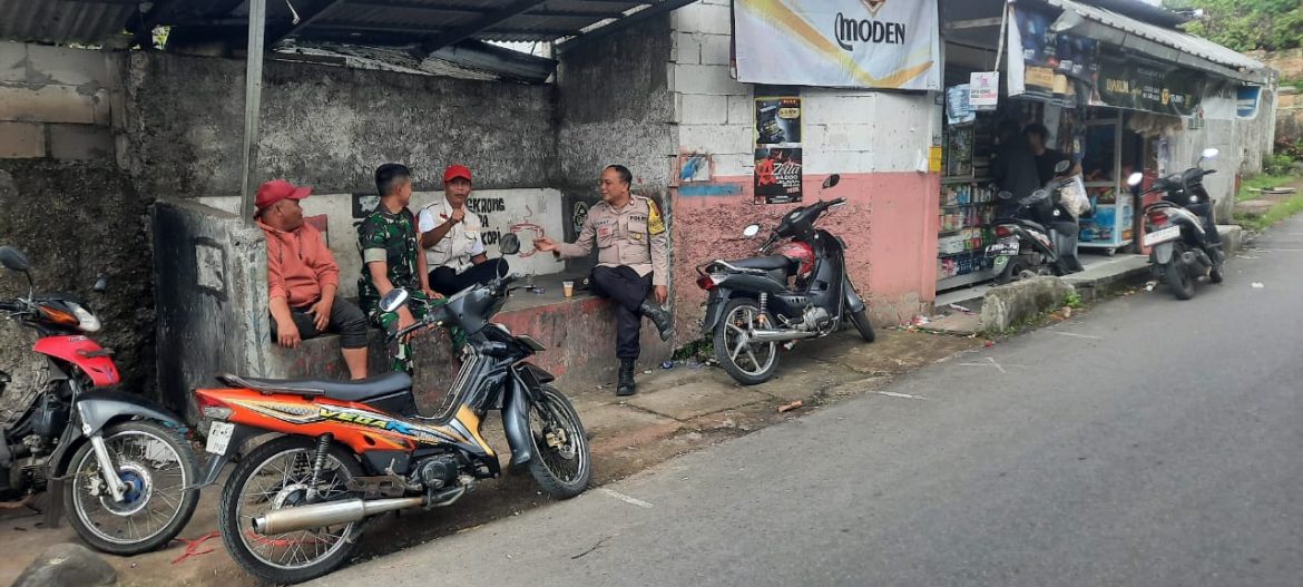 Bhabinkamtibmas Desa Jogjogan Ajak Warga Bersama Jaga Kamtibmas   