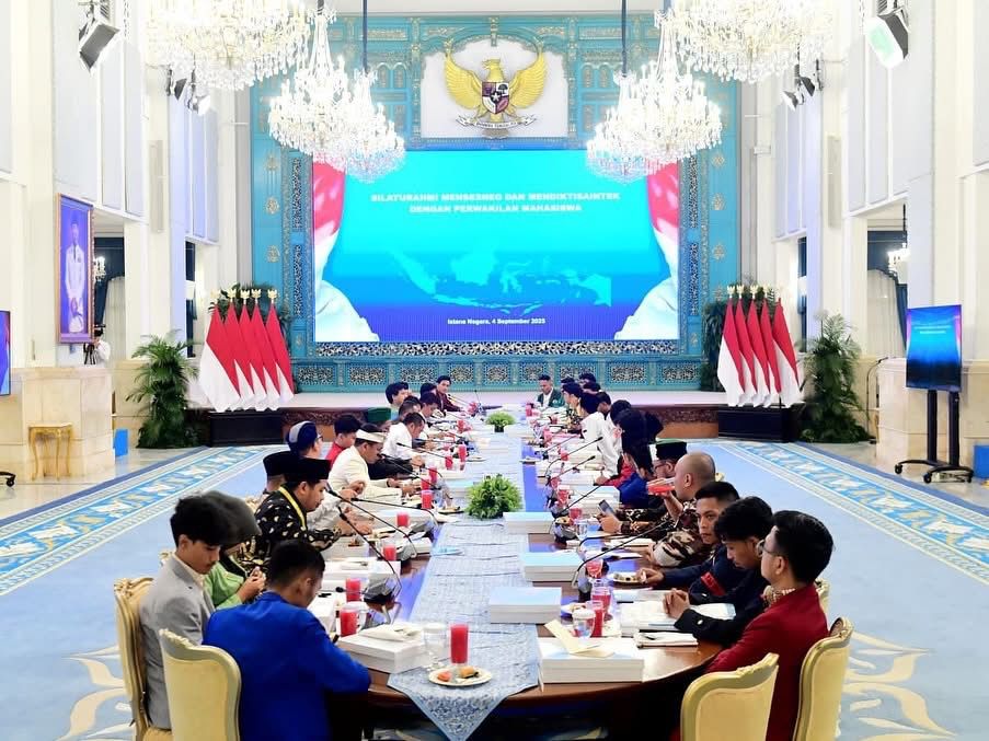 Silaturahmi Pemerintah dan Mahasiswa di Istana Negara: Bangun Perspektif Bersama Untuk Kemajuan Bangsa   