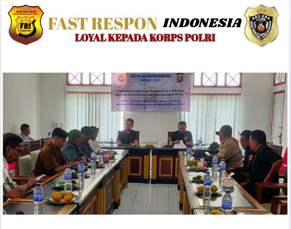 Fast Respon Indonesia Provinsi Jambi Apresiasi Polda Jambi Berhasil Kondisikan Situasi Kamtibmas Pasca Unjuk Rasa   