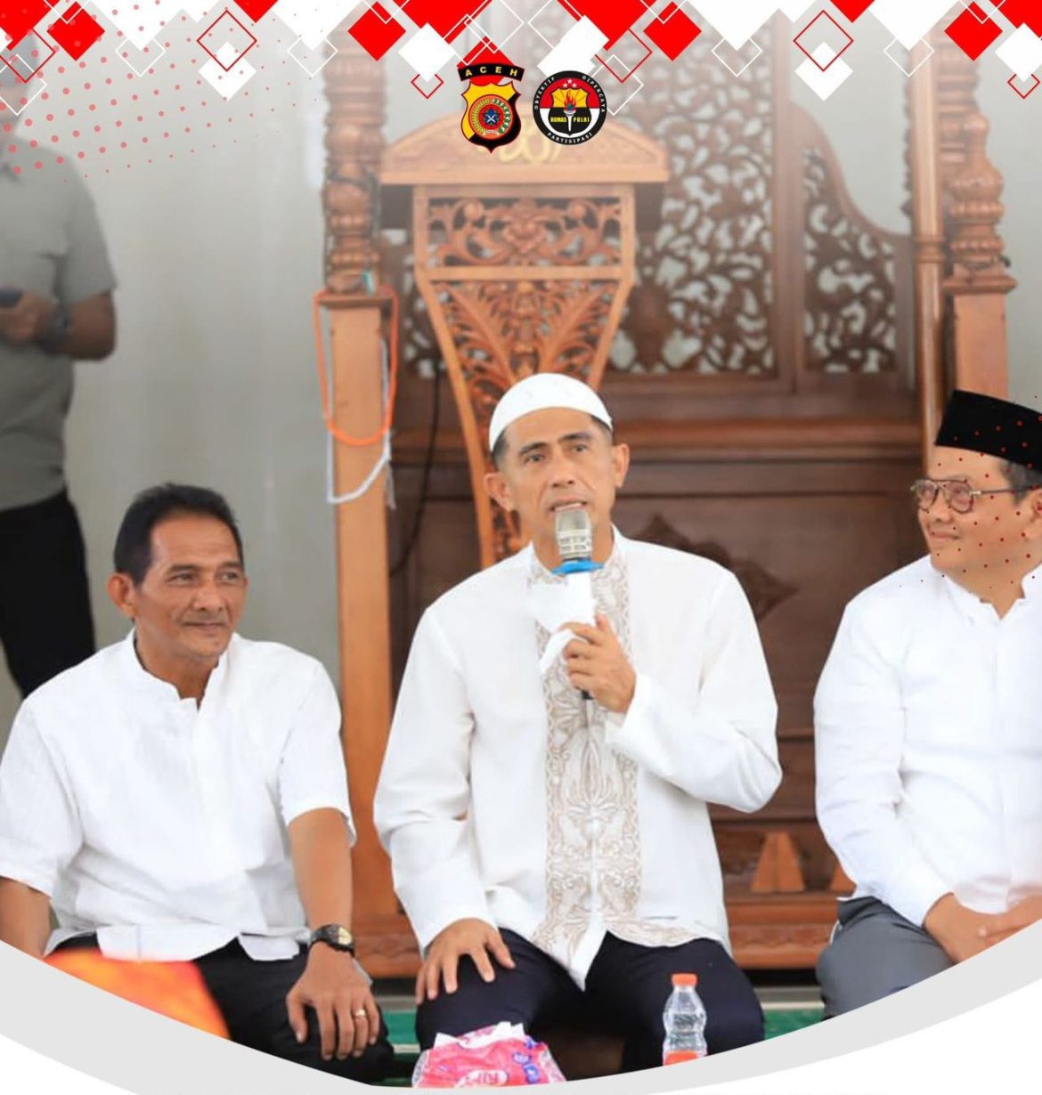 Kapolda Aceh Mengikuti Kegiatan Silaturahmi Saweu Rumoh Bersama Warga Lampaseh Kota   