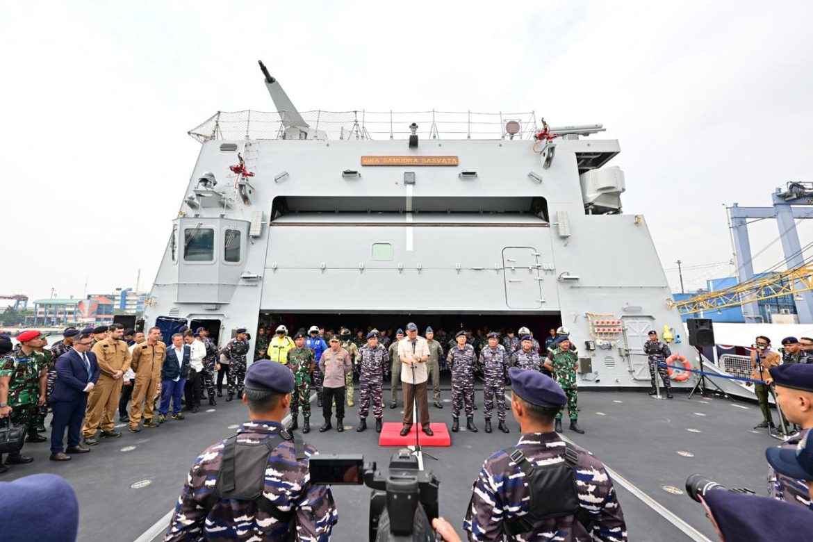 Frigate Terbesar Se-Asia Tenggara Milik TNI AL, KRI Brawijaya-320 Tiba di Tanah Air   
