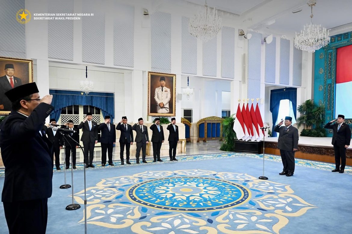 Pemberhentian dan Pengangkatan Menteri dan Wakil Menteri Negara Kabinet Merah Putih Periode Tahun 2024-2029.   