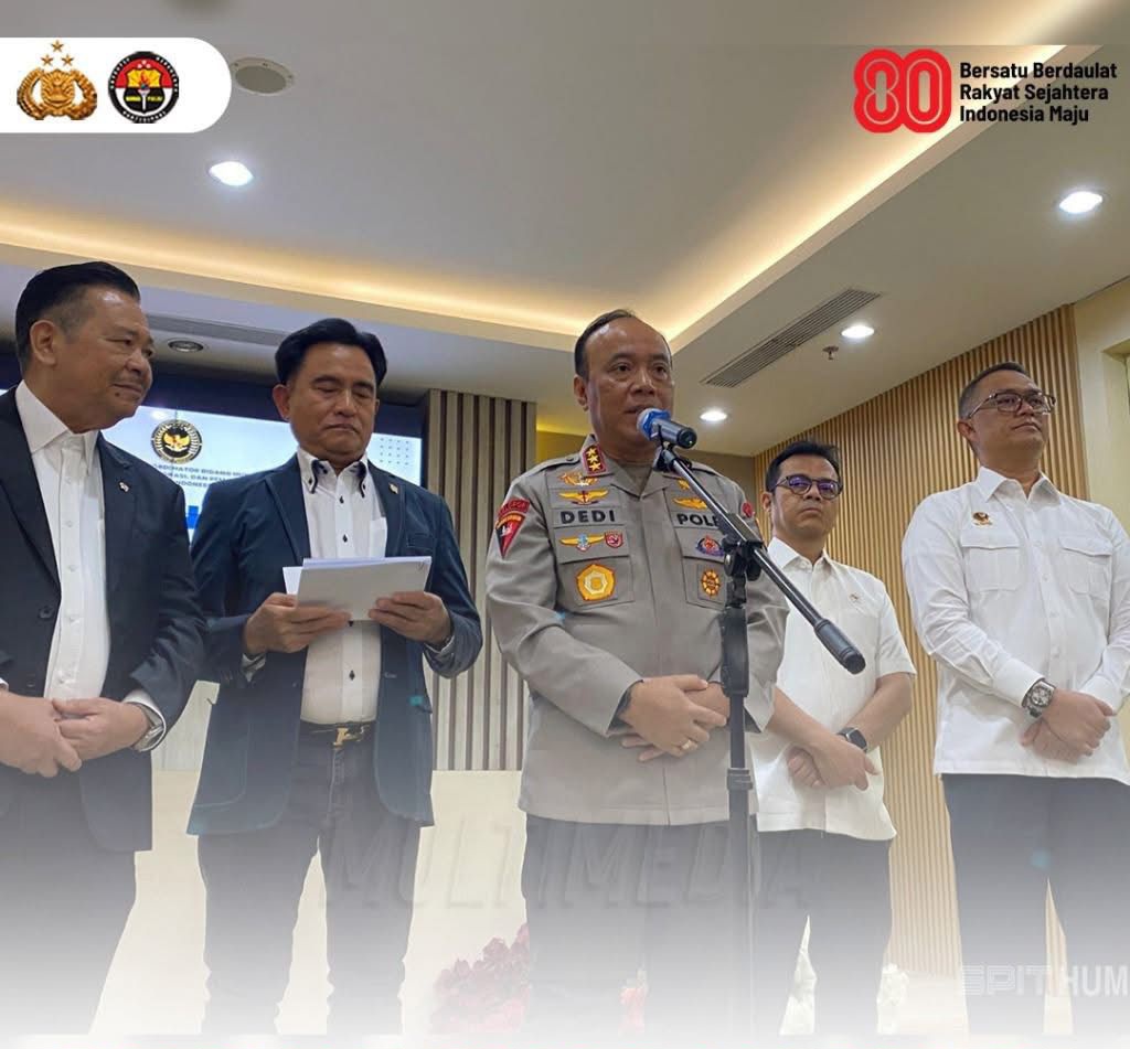 Polri Amankan 5.444 Orang, 583 Masih di Periksa Terkait Kerusuhan   