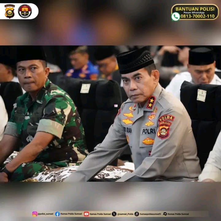 Polda Sumsel Gelar Doa Bersama dan Peringati Maulid Nabi Muhammad SAW 1447 H