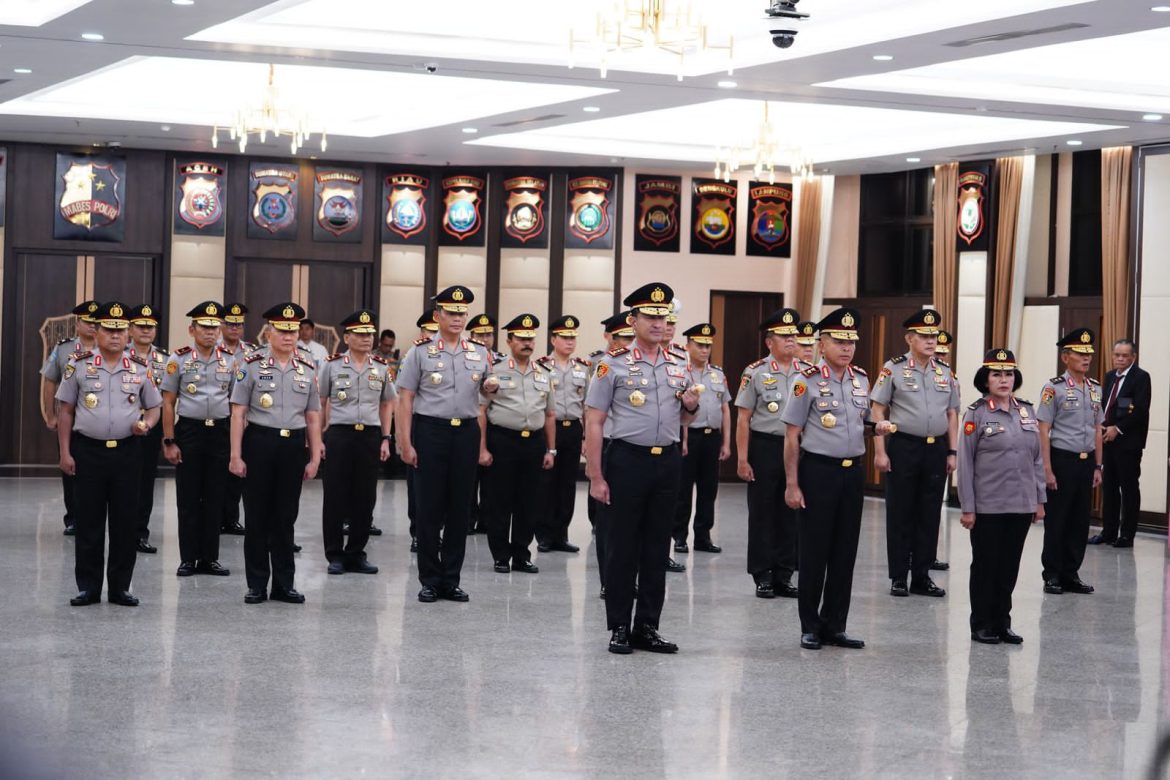 27 Pati Polri Resmi Mendapatkan Kenaikan Pangkat Hari ini di Rupatama Mabes Polri   