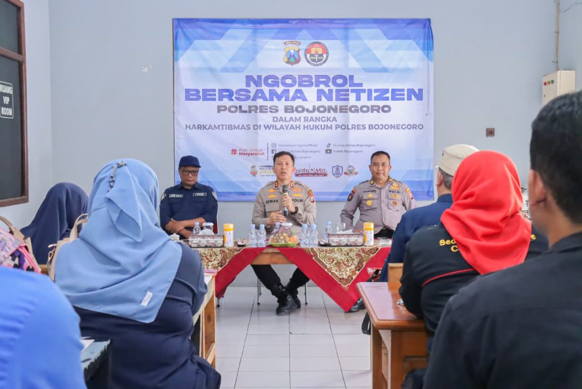 Literasi Digital Polres Bojonegoro Gandeng Warganet Jaga Kamtibmas   