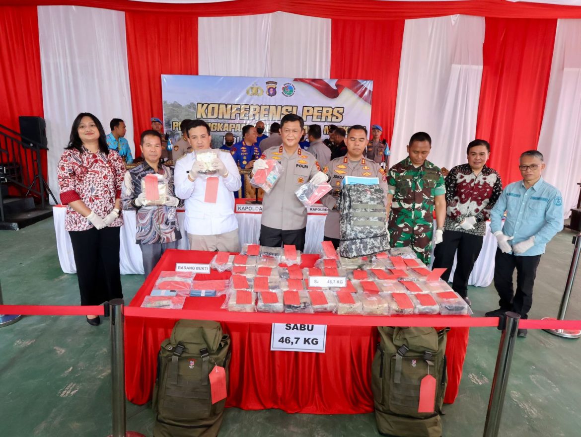 Peredaran 46,7 Kg Sabu Lintas Provinsi Berhasil Digagalkan Polres Lamandau, Kapolda Kalteng: Keberhasilan Ini Selamatkan 885 Ribu Jiwa   