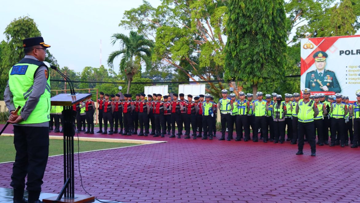 Kapolres Pimpin Apel AG Pagi, Tekankan Pentingnya Pelayanan Ikhlas kepada Masyarakat