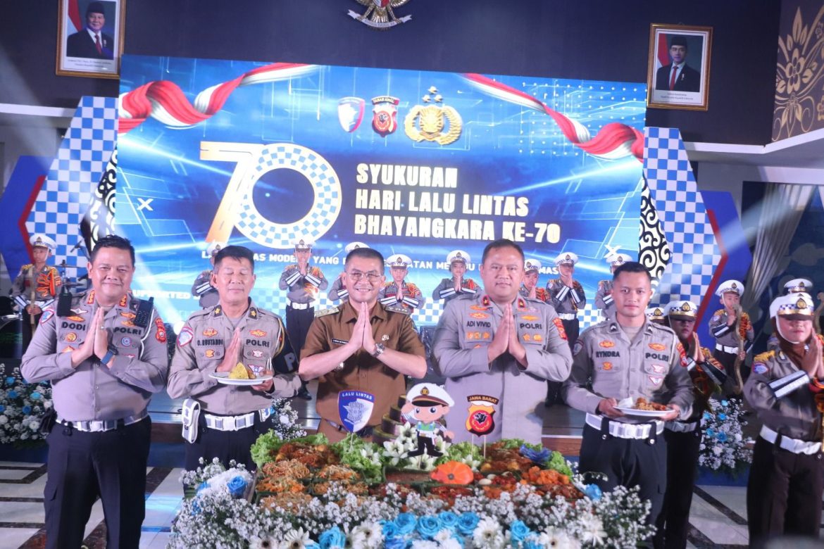Polda Jabar Gelar Syukuran Hari Lalu Lintas Bhayangkara ke-70, Angkat Tema “Lalu Lintas Modern yang Berkeselamatan Menuju Indonesia Emas”   