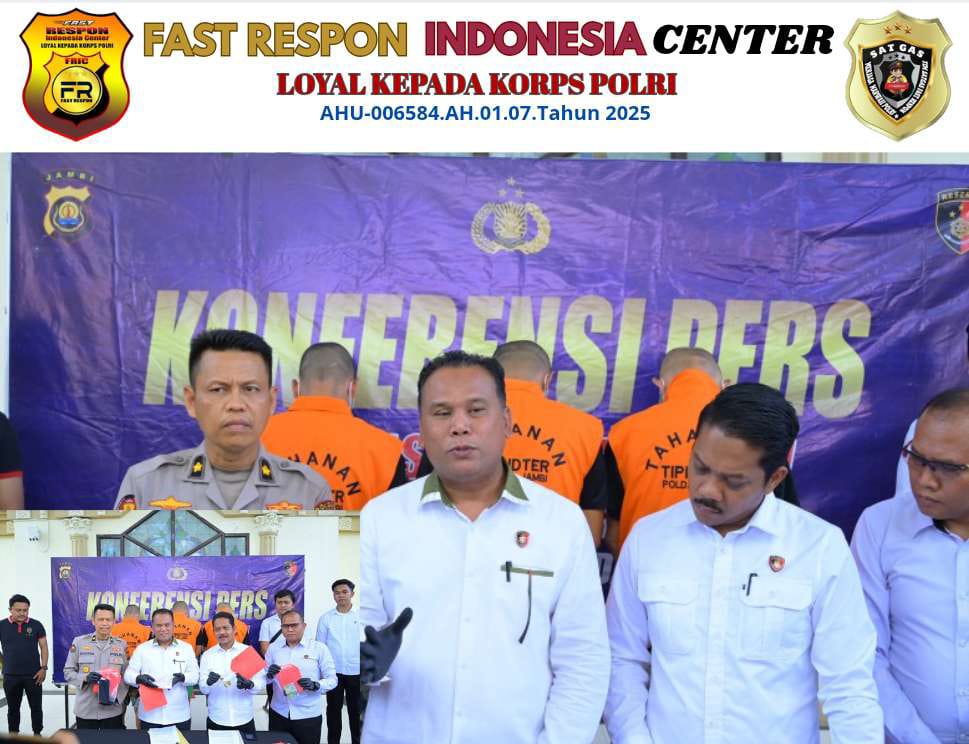 1,7 Kg Emas Hasil PETI Senilai 3,2 Milyar Berhasil Disita Ditreskrimsus Polda Jambi Beserta 3 Tersangka   
