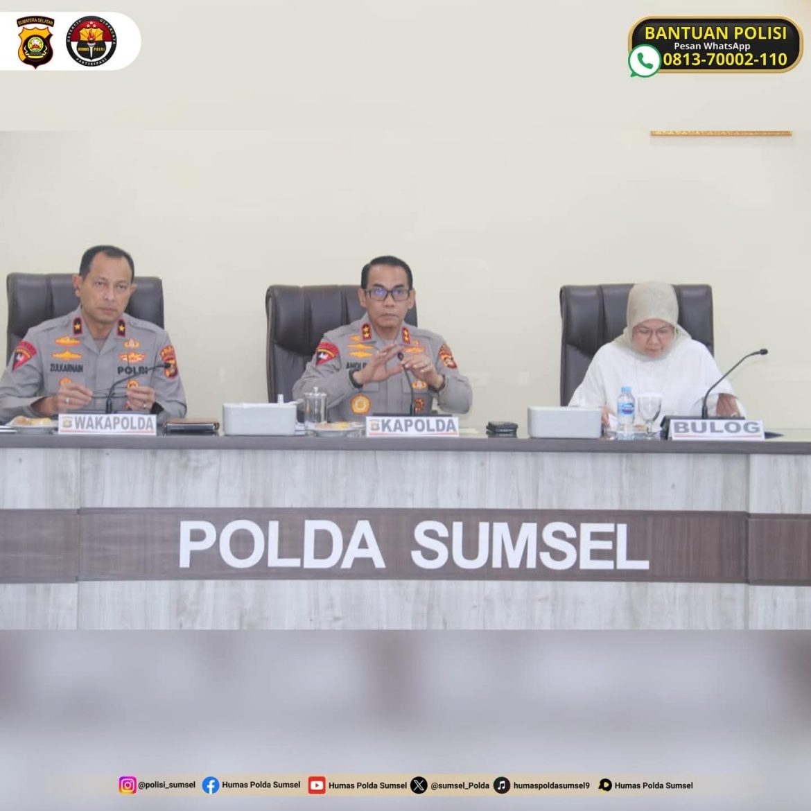 Wakapolri Beri Arahan Antisipasi Hari Tani 2025 dan Anev Situasi Terkini Secara Daring