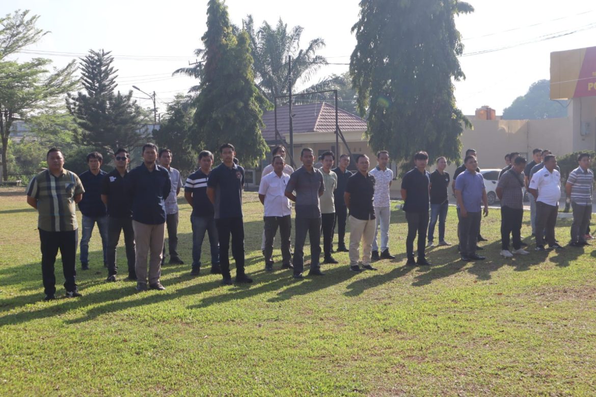 Apel Siaga Personil Polres Ogan Ilir dalam Rangka Peringatan Hari Tani Nasional