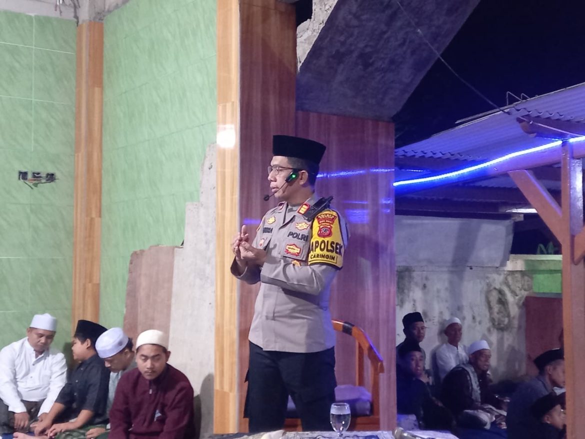 Kapolsek Caringin Hadiri Peringatan Maulid Nabi Muhammad SAW 1447 H, Sampaikan Pesan Kamtibmas   