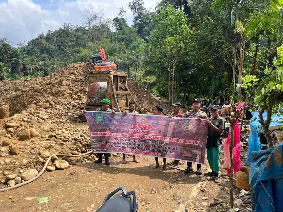Warga Resah, PETI DAS Batang Natal Terus Beroperasi   
