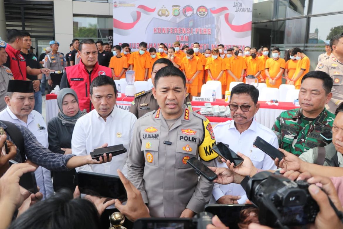 Komitmen Polres Metro Tangerang Kota Dalam Memberantas Narkoba di Wilayah Hukumnya
