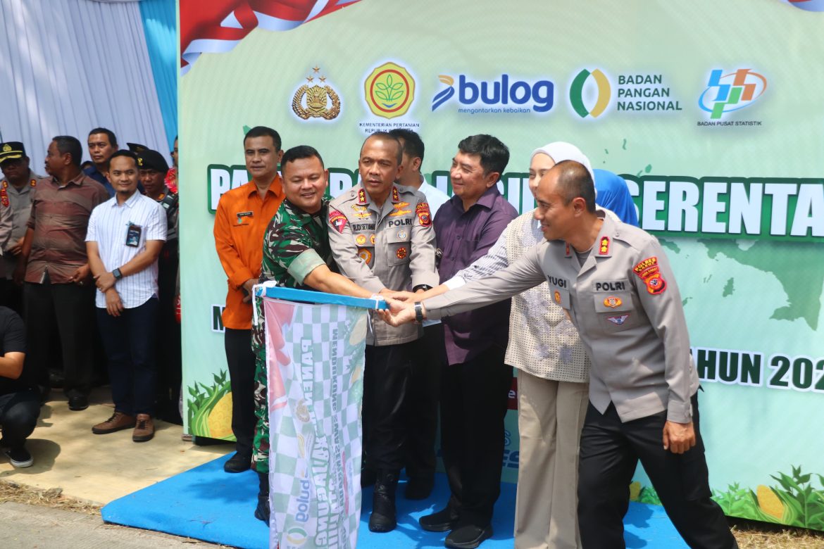 Prestasi Polda Jabar Dalam Mendukung Ketahanan Pangan Nasional Lewat Panen Raya Jagung   