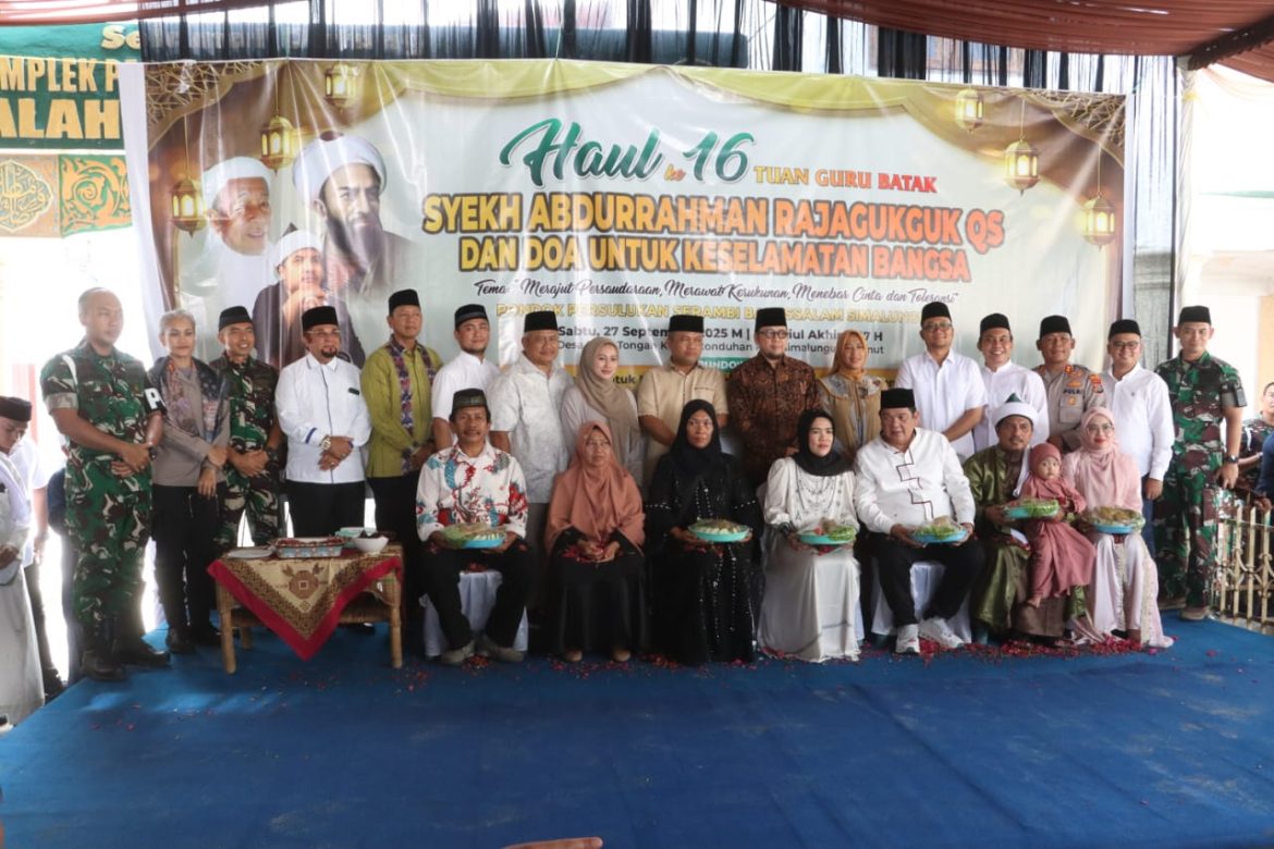 Polri Dukung Kerukunan Beragama, Kapolres Simalungun Hadiri Haul Ke-16 Tuan Guru Batak   