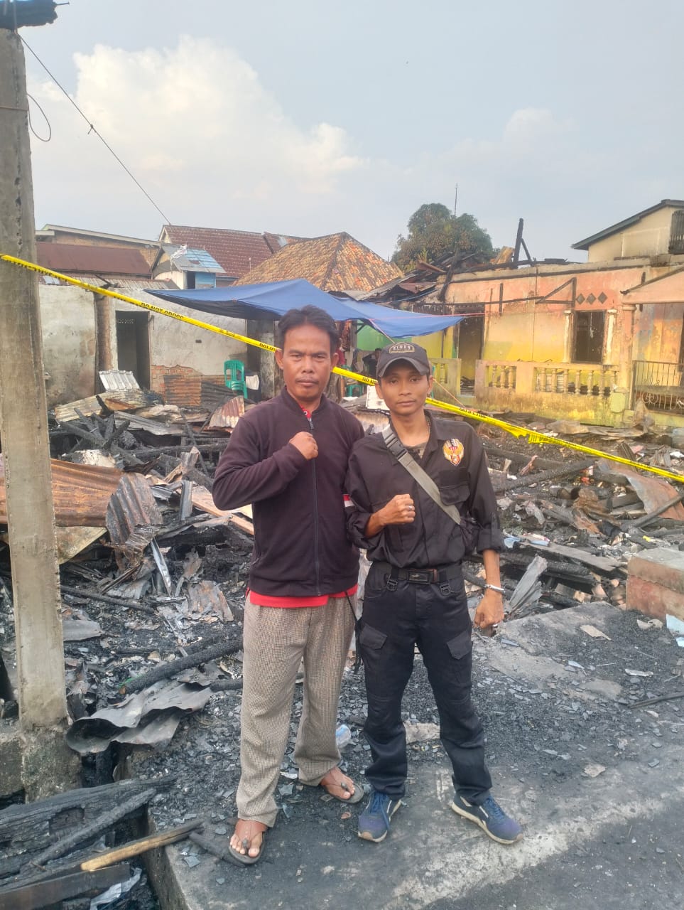 DPD GPPS Kota Palembang Tinjau dan Beri Dukungan kepada Korban Kebakaran di Tangga Buntung