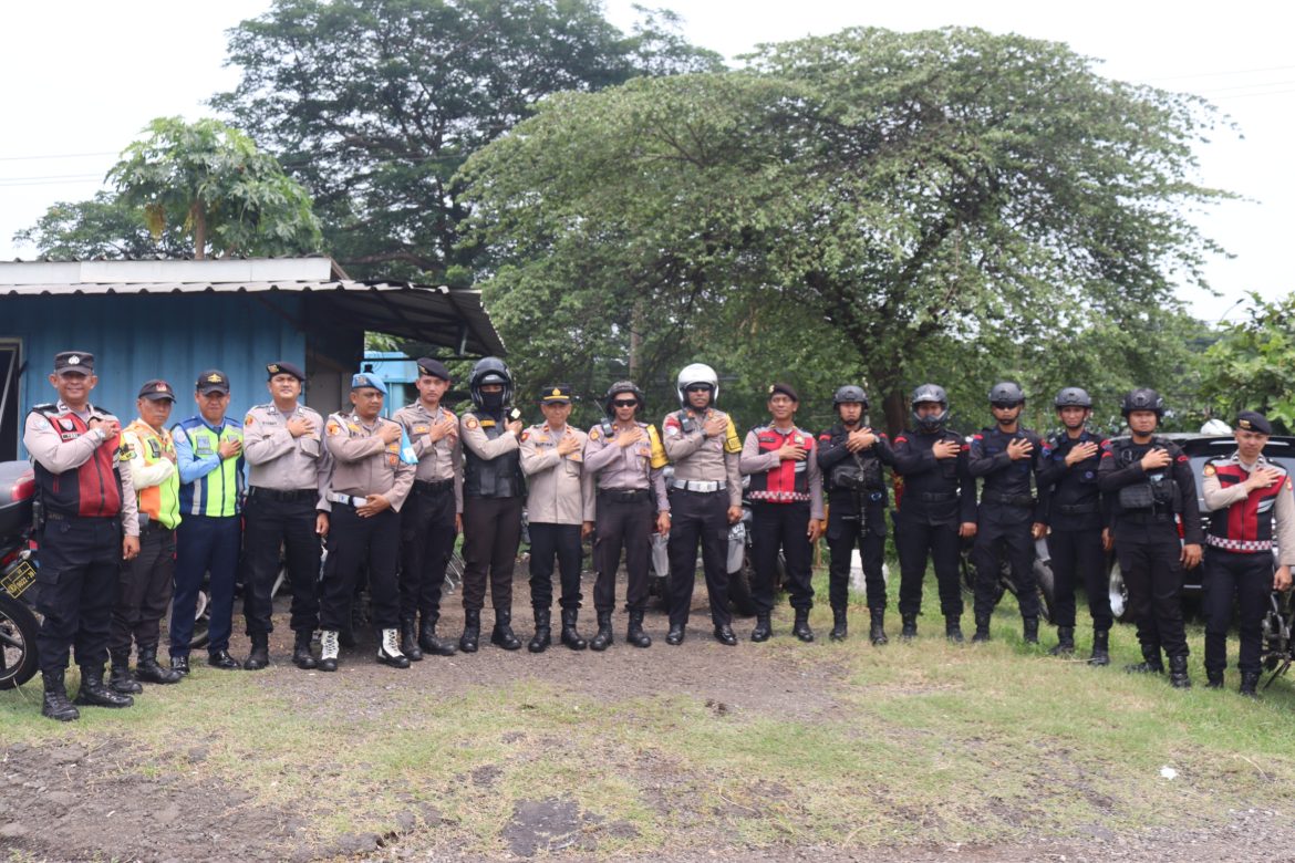 Puluhan Personil di Tempatkan,Polres Soeta Pastikan Wilayah Hukum Aman Bagi Masyarakat      