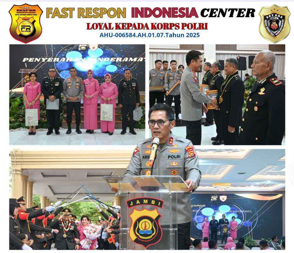 Polda Jambi Gelar Acara Penyerahan Jabatan Rangka Purna Bakti, Kapolda Jambi “Apresisasi Dan Penghargaan Setinggi-tingginya Atas Pengabdian Para Wisudawan ”    