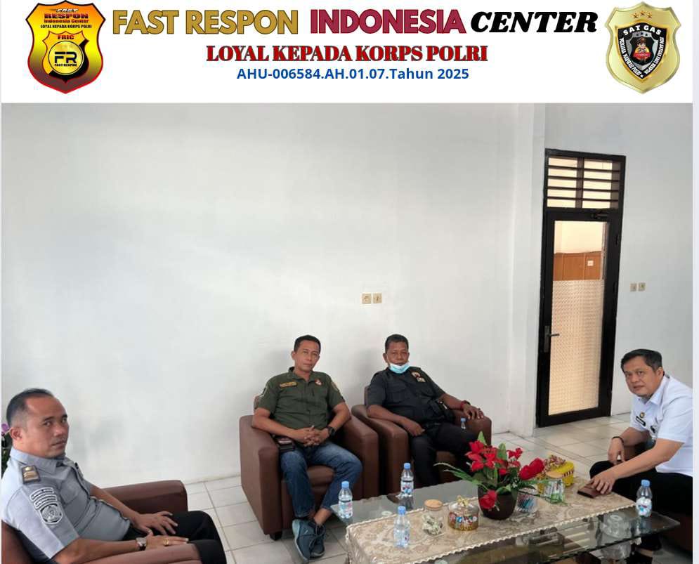 Ketua DPW Fast Respon Indonesia Center Jambi Jalin Silaturahmi Dengan Kakanwil Ditjenpas Jambi    