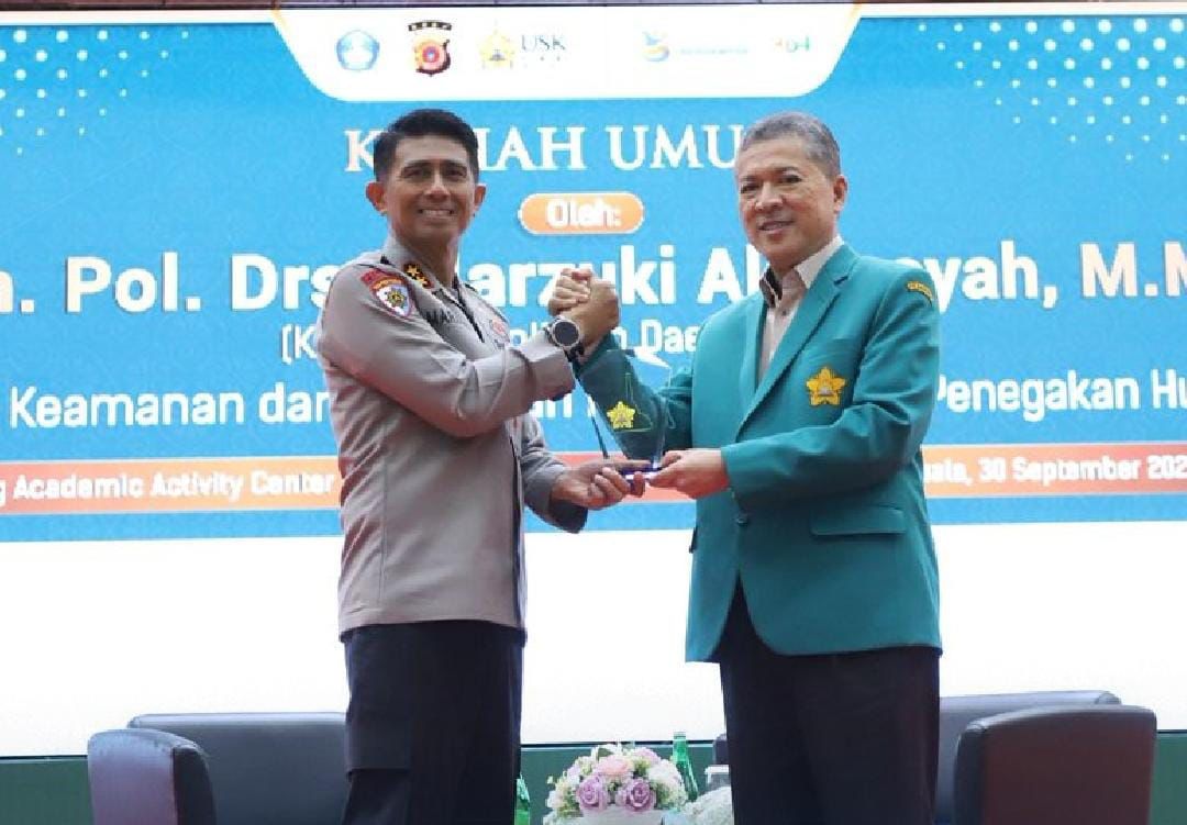 Isi Kuliah Umum di USK, Kapolda Aceh Bahas Harmoni Kamtibmas dan Penegakkan Hukum   