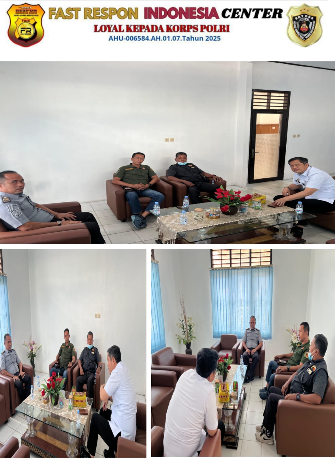 JAGA MARWAH KEMENIMIPAS: DPW Fast Respon Indonesia Center Jambi bersama Kakanwil Ditjenpas Jambi   