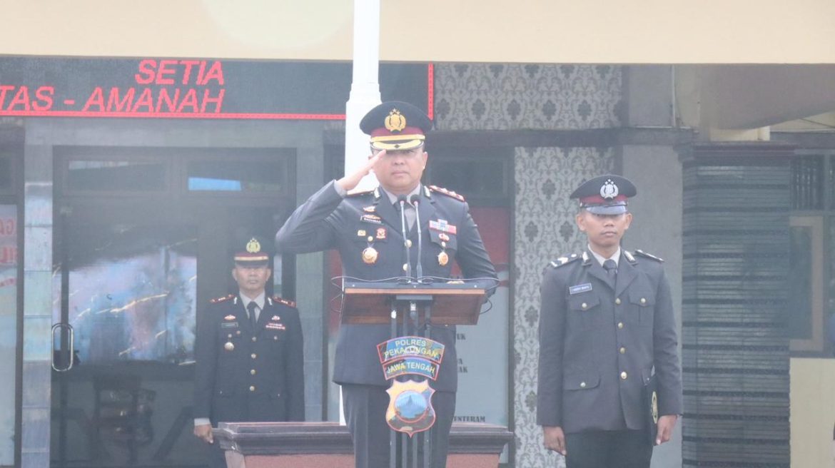 Semangat Pancasila di Tengah Dinamika Bangsa, Polres Pekalongan Gelar Upacara Peringatan