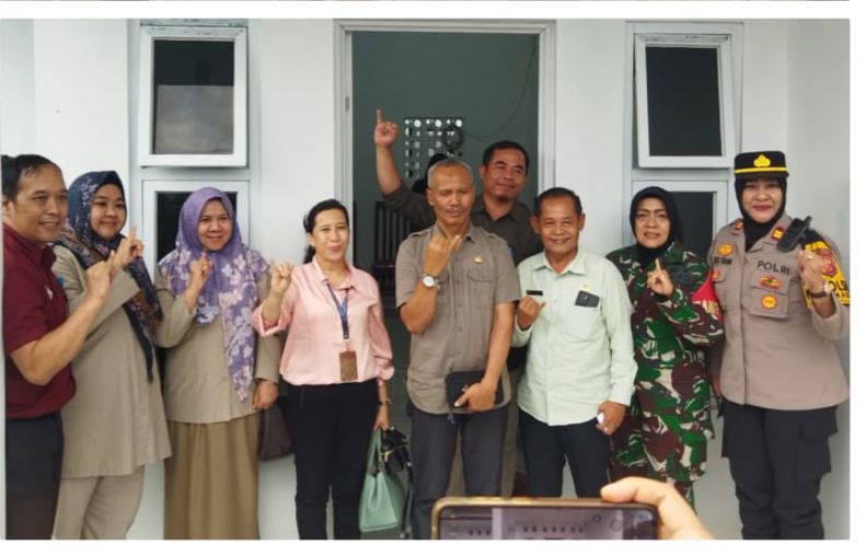 Kapolsek Dramaga Bersama Forkompincam Kec Dramaga Hadir Dalam Kegiatan Musyawarah Sosialisasi Pengadaan Lahan Puskesmas Purwasari Kec Dramaga, Ajak Jaga Kondusifitas Warga Kec Dramaga   